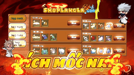 Kích mốc nạp phúc lợi